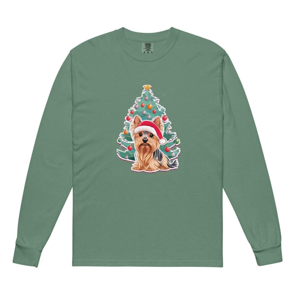 Yorkie Christmas Cheer Long Sleeve - Image 2