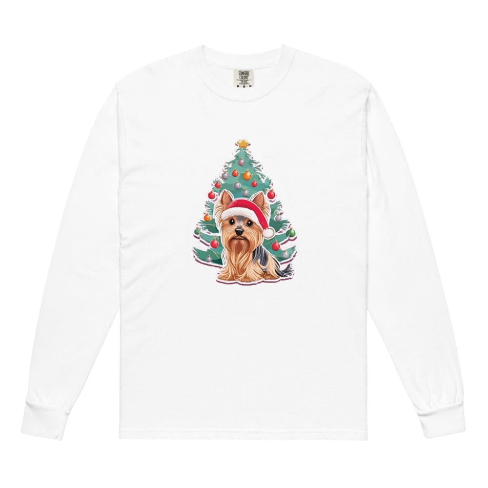 Yorkie Christmas Cheer Long Sleeve - Image 5