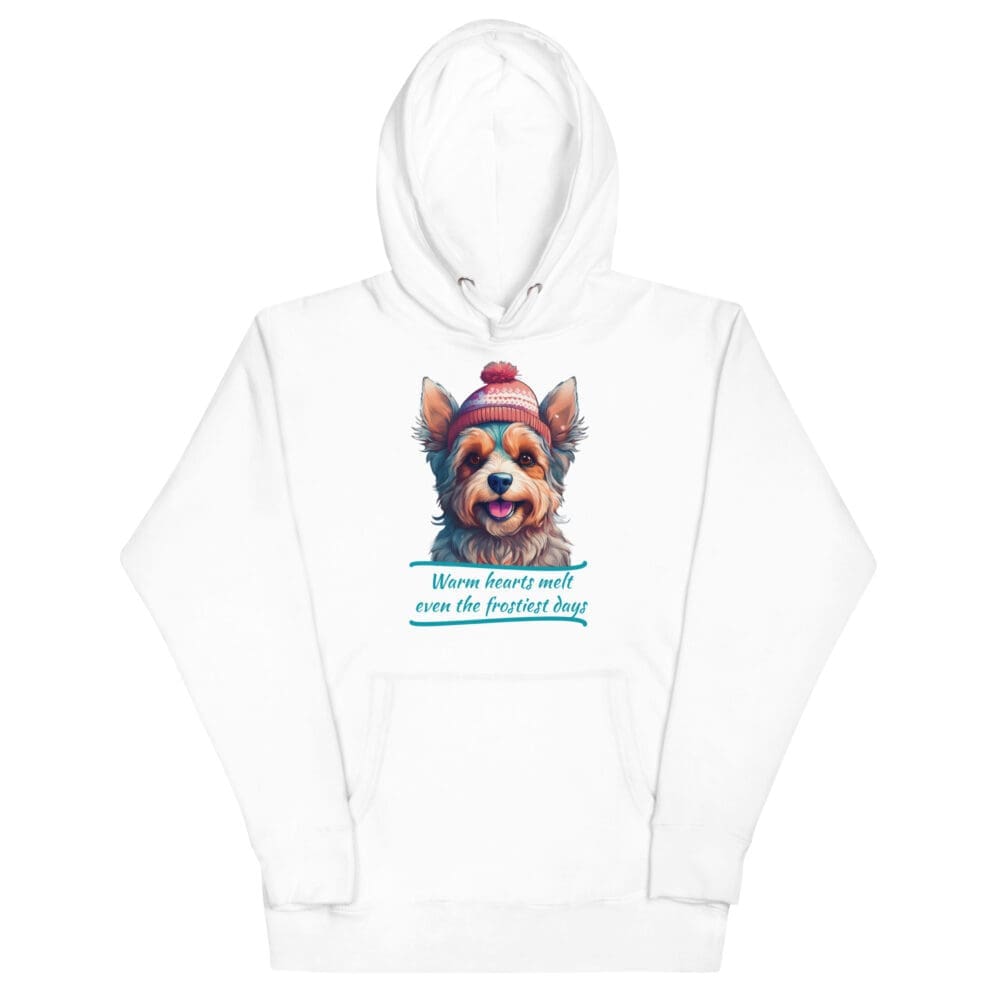 “Warm Hearts Melt Even the Frostiest Days” Unisex Hoodie - Image 5