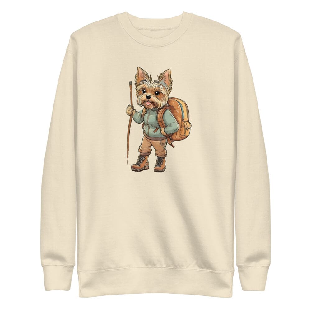 Adventure Yorkie Unisex Premium Sweatshirt - Image 27