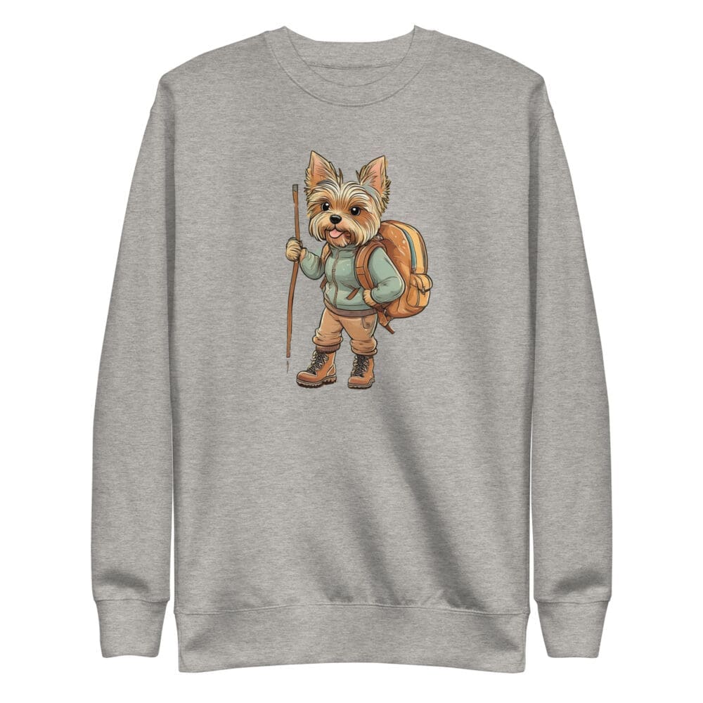 Adventure Yorkie Unisex Premium Sweatshirt - Image 25