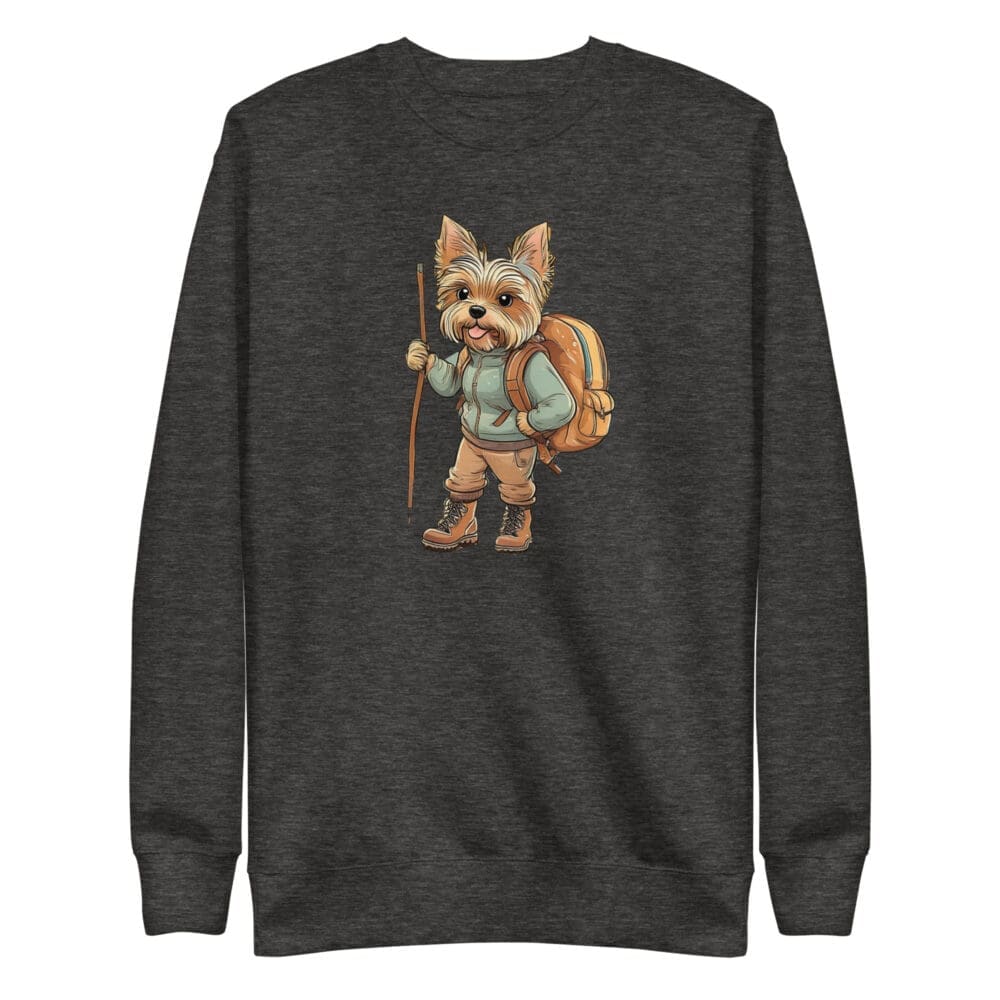 Adventure Yorkie Unisex Premium Sweatshirt - Image 16