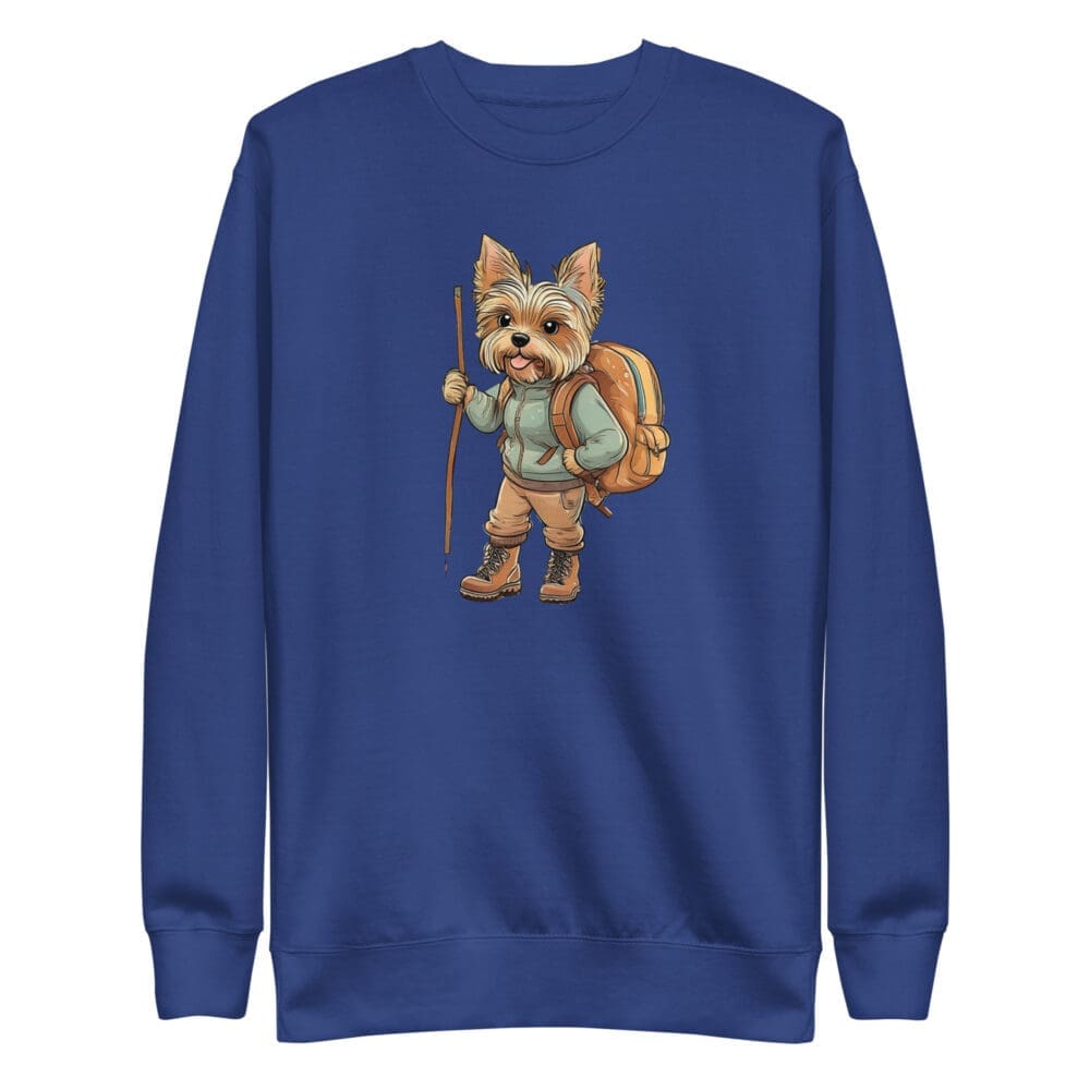 Adventure Yorkie Unisex Premium Sweatshirt - Image 18