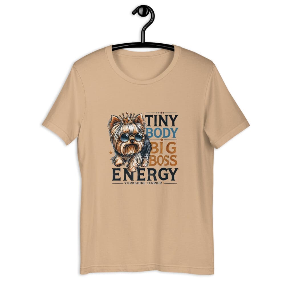 Tiny Body, Big Boss Energy Unisex T-Shirt - Image 2