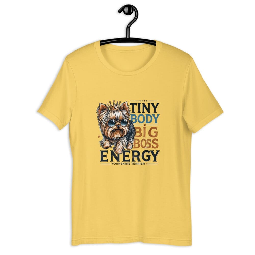 Tiny Body, Big Boss Energy Unisex T-Shirt - Image 4