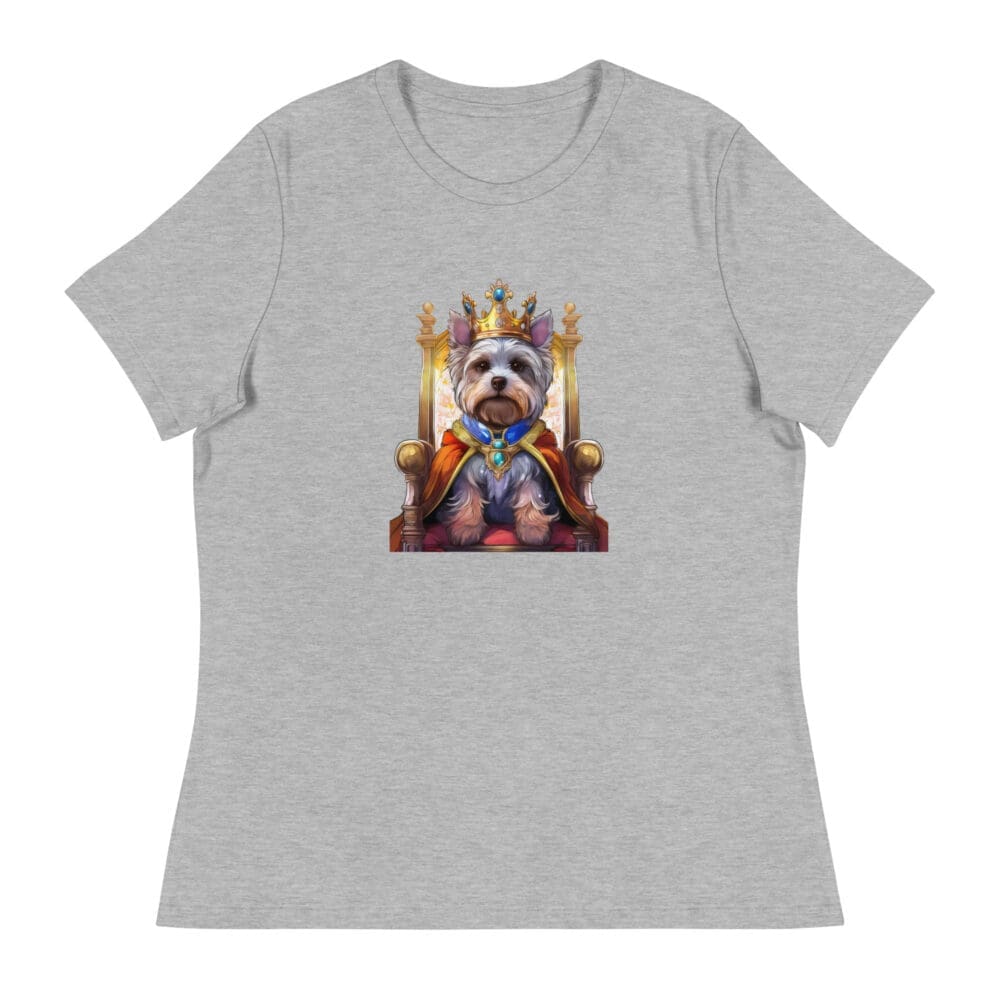 Yorkie Royalty Women's Relaxed T-Shirt - Image 22