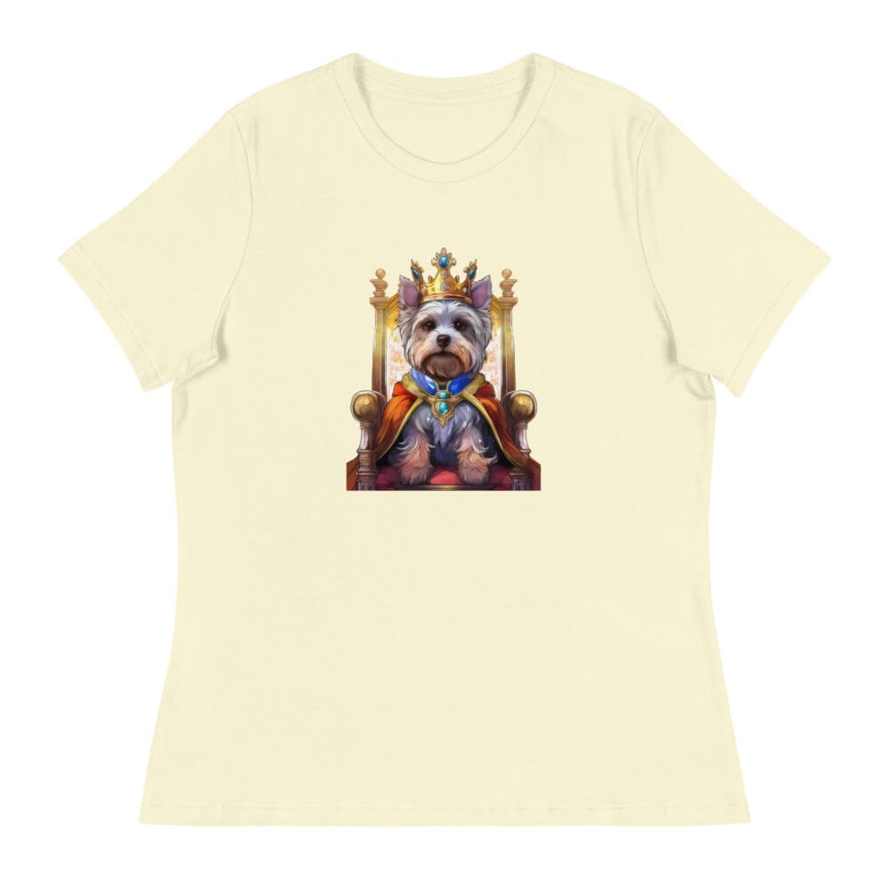 Yorkie Royalty Women's Relaxed T-Shirt - Image 31