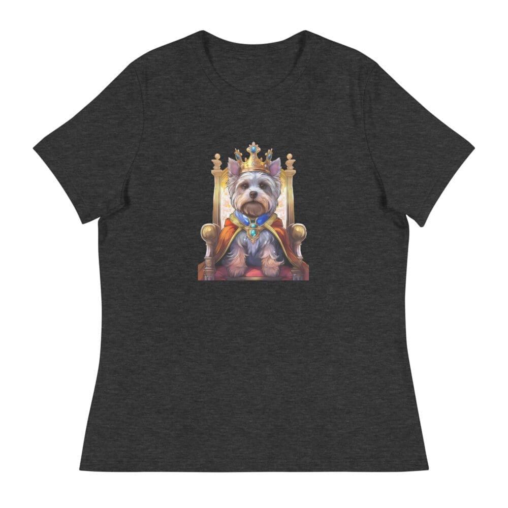 Yorkie Royalty Women's Relaxed T-Shirt - Image 6