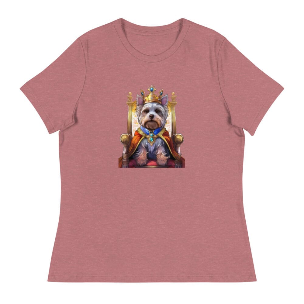 Yorkie Royalty Women's Relaxed T-Shirt - Image 14