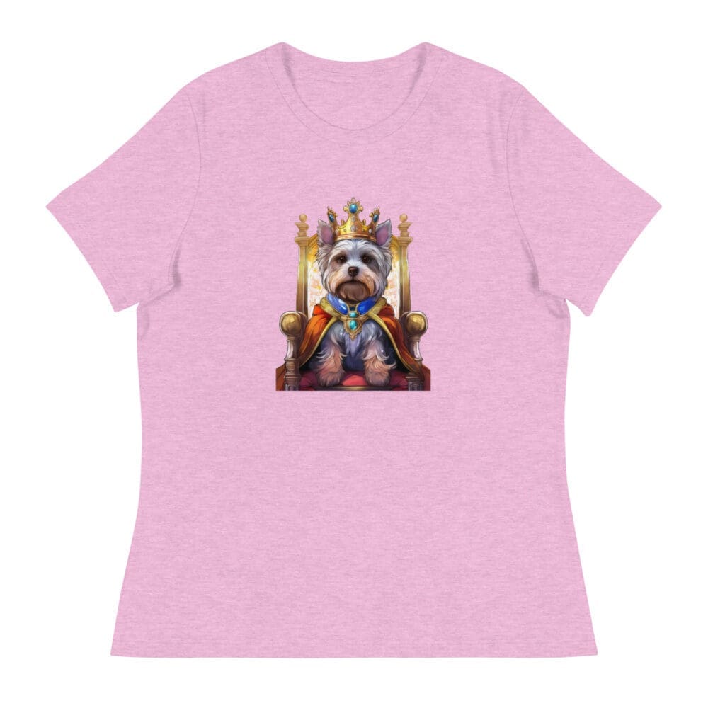 Yorkie Royalty Women's Relaxed T-Shirt - Image 26