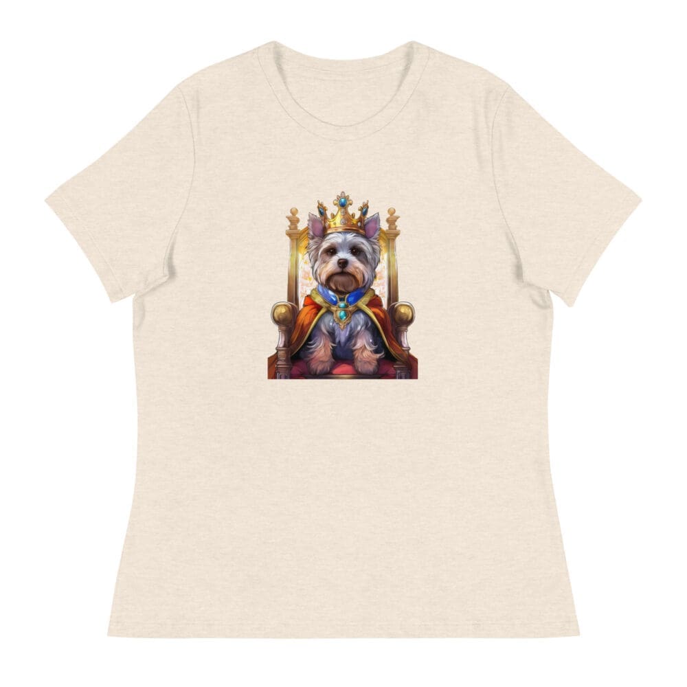 Yorkie Royalty Women's Relaxed T-Shirt - Image 29