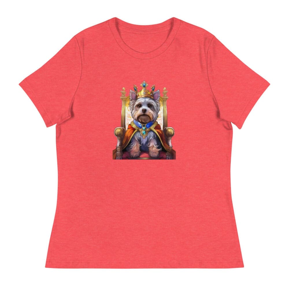 Yorkie Royalty Women's Relaxed T-Shirt - Image 10