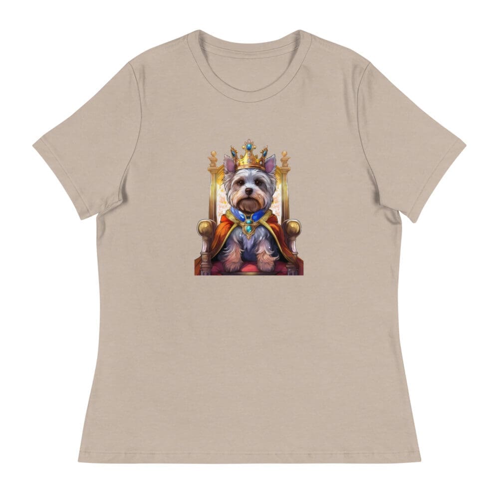 Yorkie Royalty Women's Relaxed T-Shirt - Image 24