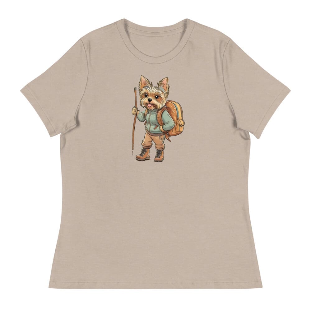 Adventure Yorkie Women's Relaxed T-Shirt